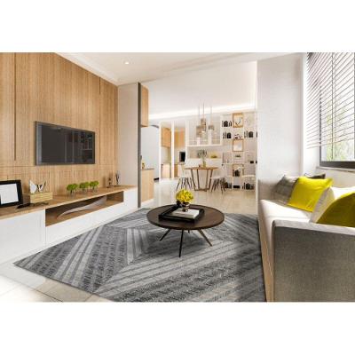 Tapete Turco Edantex Para Sala Solar Des.02 - 240x340cm Cinza