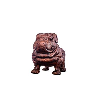 Cachorro Buldogue Decorar Jardim Ferro Fundido Pronto Artes