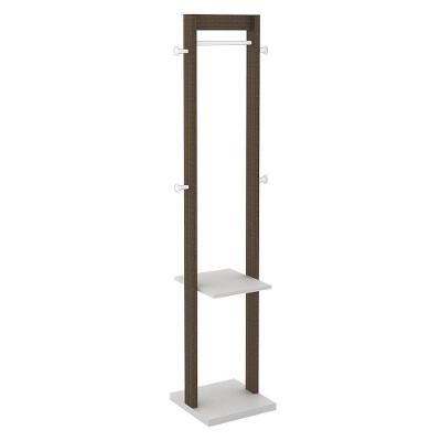 Cabideiro Grande Para Quarto Az1019 Mdp Nogal Branco