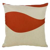 Kit 3 Capas De Almofada 44x44cm Linho Tons Amarelo Vermelho - 1