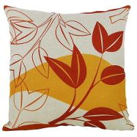 Kit 3 Capas De Almofada 44x44cm Linho Tons Amarelo Vermelho - 2