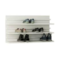 Sapateira Suspensa 3 Prateleiras Branca Em Mdf