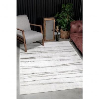 Tapete Turco Edantex Sofia 07 100x140cm Bege E Cinza