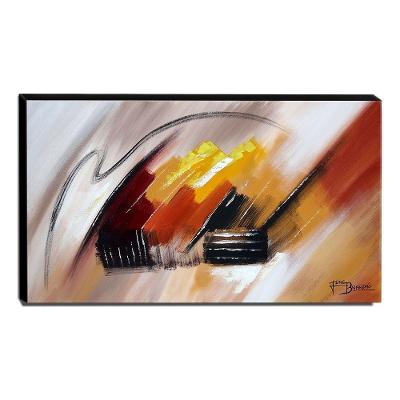 Quadro De Pintura Abstrato 70X120Cm-1653