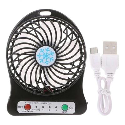 Mini Ventilador Handy Mini Fan Portátil De Mão Usb Recarregável Com bateria Preto