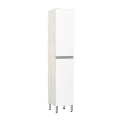 Paneleiro 40Cm 2 Portas Lis Branco Mat
