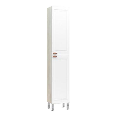 Paneleiro 40 Cm Raso Agatha Legno Crema Com Branco Pet