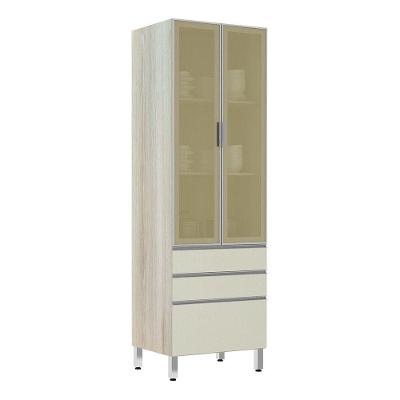 Paneleiro 70Cm Vidro Bronze Lis Legno Crema Com Kashmir
