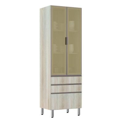 Paneleiro 70Cm Vidro Bronze Luci Legno Crema
