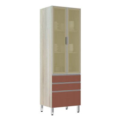 Paneleiro 70Cm Vidro Bronze Lis Legno Crema Com Gaia