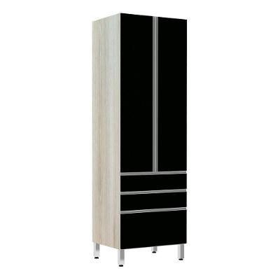 Paneleiro 70Cm Lis Legno Crema Com Preto Tx