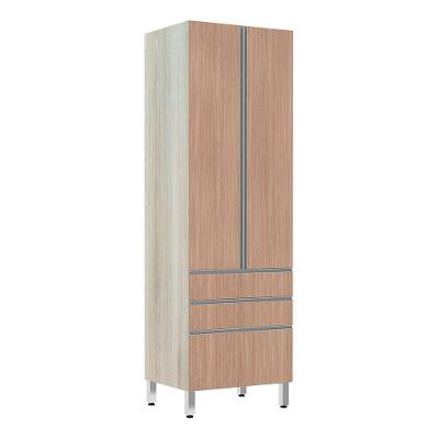 Paneleiro 70Cm Lis Legno Crema Com Cumaru
