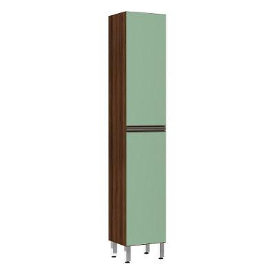 Paneleiro Jade 40 Cm Raso Nogueira Dourado Com Verde Jade