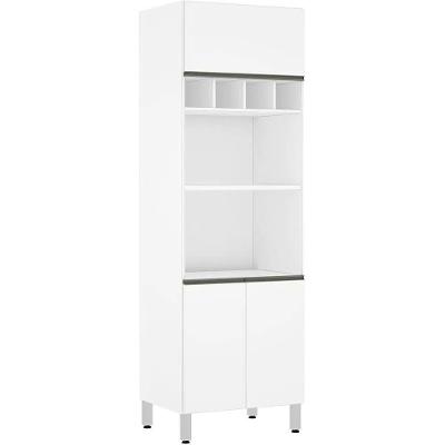 Paneleiro Perola 70 Cm Duplo Nicho Branco