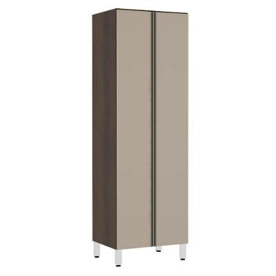 Paneleiro Torre 70Cm Jade Nogueira Dourado Com Connect