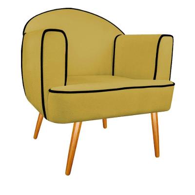 Poltrona Athena Pés Palito Suede