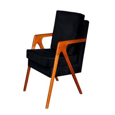 Poltrona Decorativa Mona Luxo Dora Bela Cor 0131