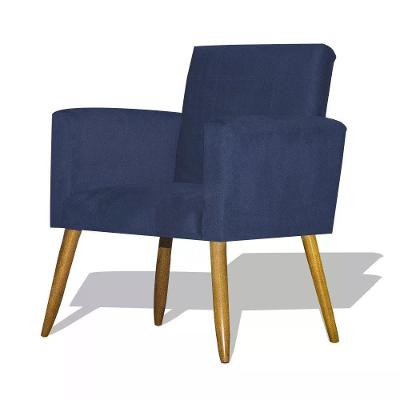 Poltrona Decorativa Nina - Azul Marinho Azul Marinho