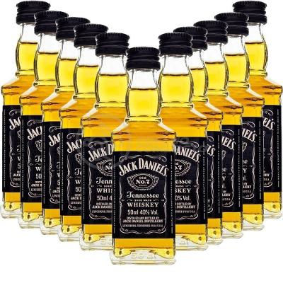 Kit 11 Padrinhos Casamento Mini Whisky Jack Daniels 50Ml
