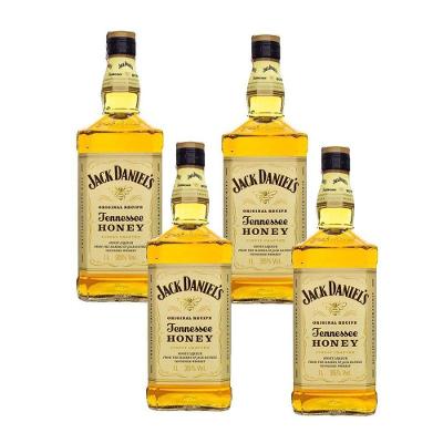Kit 4 Jack Daniel'S Honey Original 375Ml Uísque Padrinhos