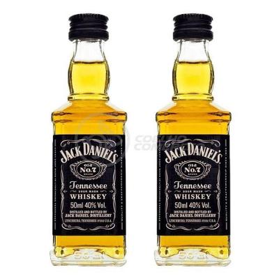 Kit 2 Padrinhos Casamento Miniatura Whisky Jack Daniels 50ml