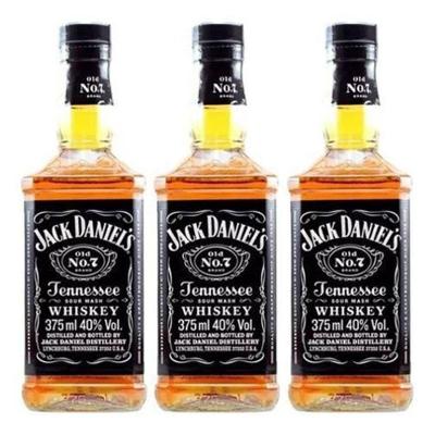 Kit Jack Daniels 375Ml - 3 Garrafas
