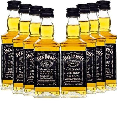 Kit 8 Miniatura Whisky Uísque Jack Daniels Nº7 Original 50ml