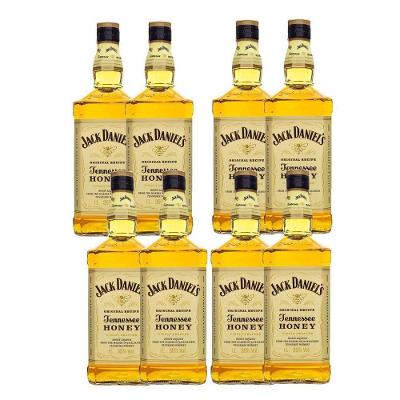 Kit 8 Jack Daniel'S Honey Original 375Ml Uísque Padrinhos