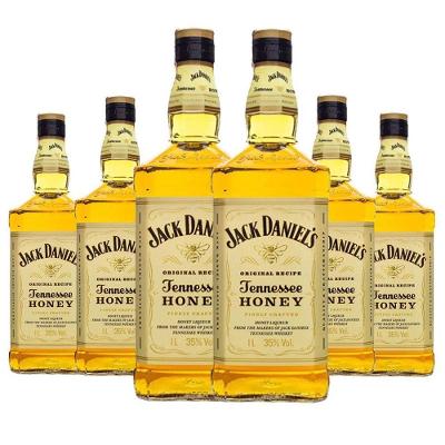 Kit 6 Jack Daniel'S Honey Original 375Ml Uísque Padrinhos