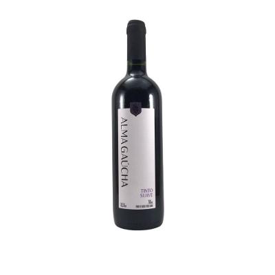 Vinho De Mesa Tinto Suave Alma Gaúcha 750 Ml