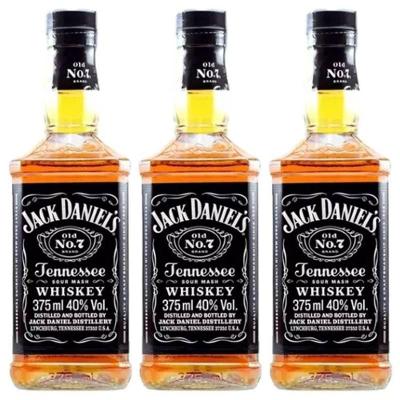 Whisky Jack Daniel'S Tennessee 375Ml 03 Unidades