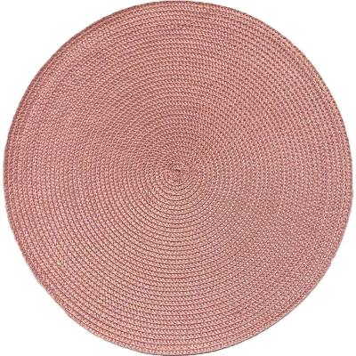 Americano Requinte Liso Para Mesa Redondo 38cm Rosê