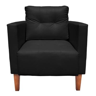 Poltrona Decorativa Lívia Corino Pés Chanfrado D'rossi