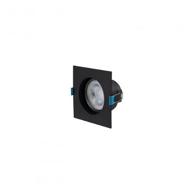 Embutido Easy Par20 Evo 7w Recuado Direcionavel Preto Com Led Integrado