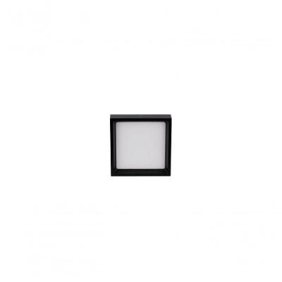 Plafon De Sobrepor Recuado Deep 18w 3000k Preto