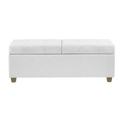 Recamier Bau Paris 1,20M Suede Branco - Clique Decor