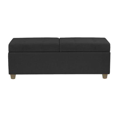 Recamier Bau Paris 1,40M Suede Grafite - Clique Decor
