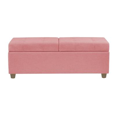 Recamier Bau Paris 1,20M Suede Rose - Clique Decor