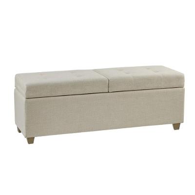 Recamier Bau Paris 1,40M Suede Bege - Clique Decor