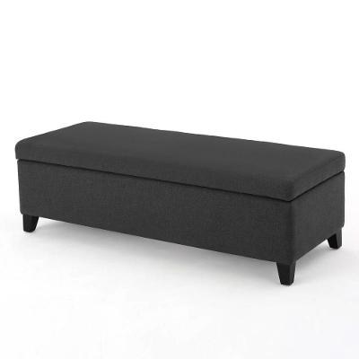 Recamier Bau Veneza 1,20M Suede Grafite - Clique Decor