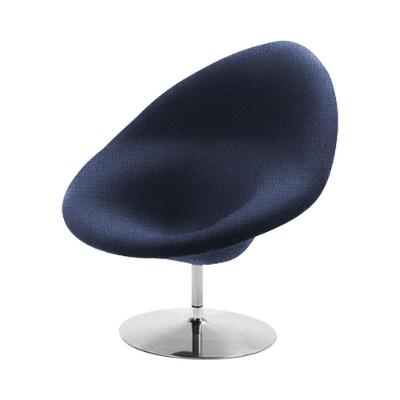 Poltrona Design Gondula Linho Azul Cor Azul