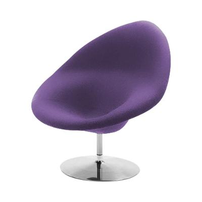 Poltrona Design Gondula Suede Roxo Cor Roxo