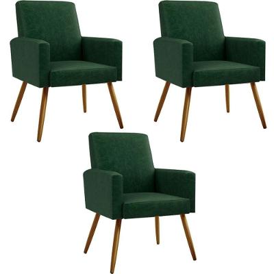 Kit 03 Poltronas Maria Pés Palito Facto Verde Musgo