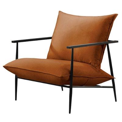 Poltrona Agatha Luxo Base Em Metal Industrial Castellar Móbile Caramelo