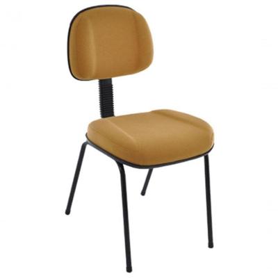 Poltrona Secretária Com Base Pé Palito Classic Amarelo