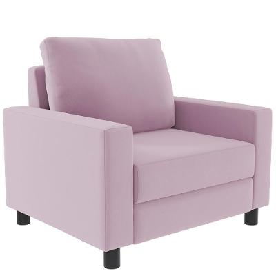 Poltrona Malta Suede Rosê