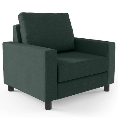 Poltrona Malta Linho Verde Musgo