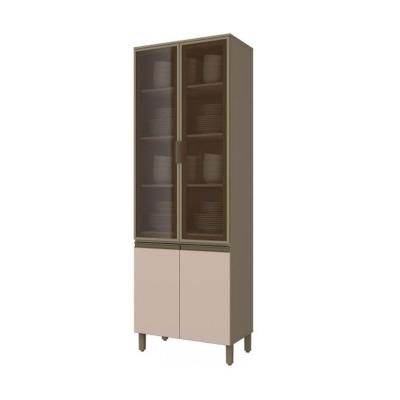 Cristaleira 4 Portas 71,5 Cm Henn Duna Cristal