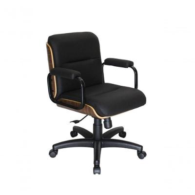 Poltrona Eames Diretor Linha Capa Em Madeira Preto.