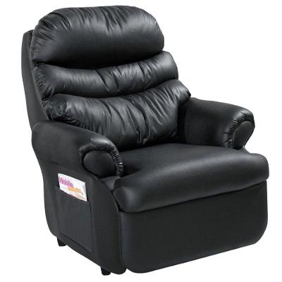 Poltrona do Papai Reclinável Debby Pu Preto Gran Belo